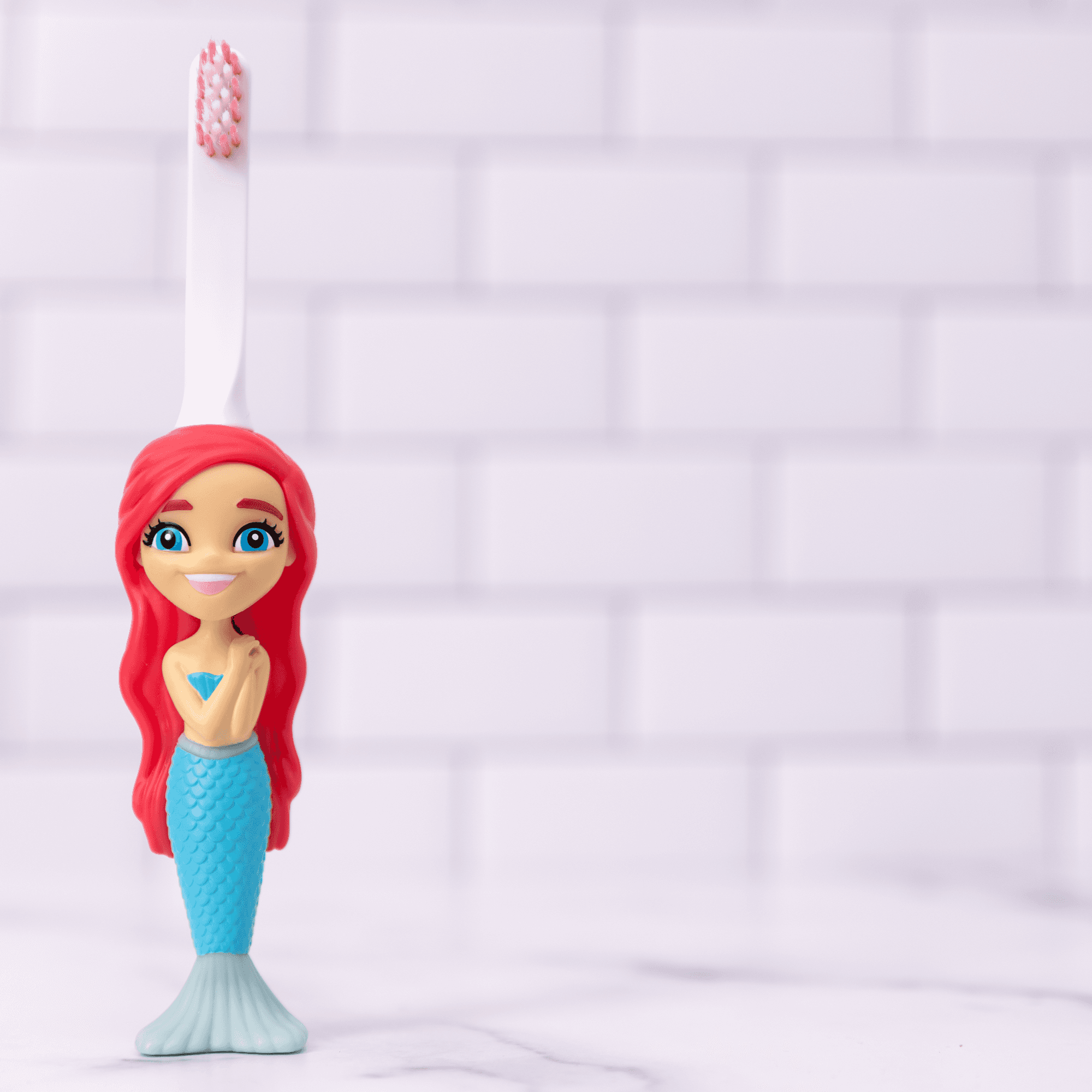 Aqua the Mermaid Toothbrush for Kids With Toy Fun