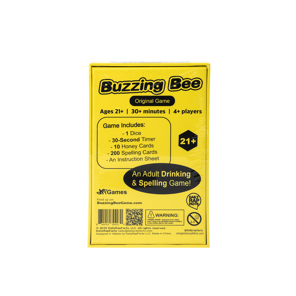 Buzzing Bee: An Adult Drinking & Spelling Game