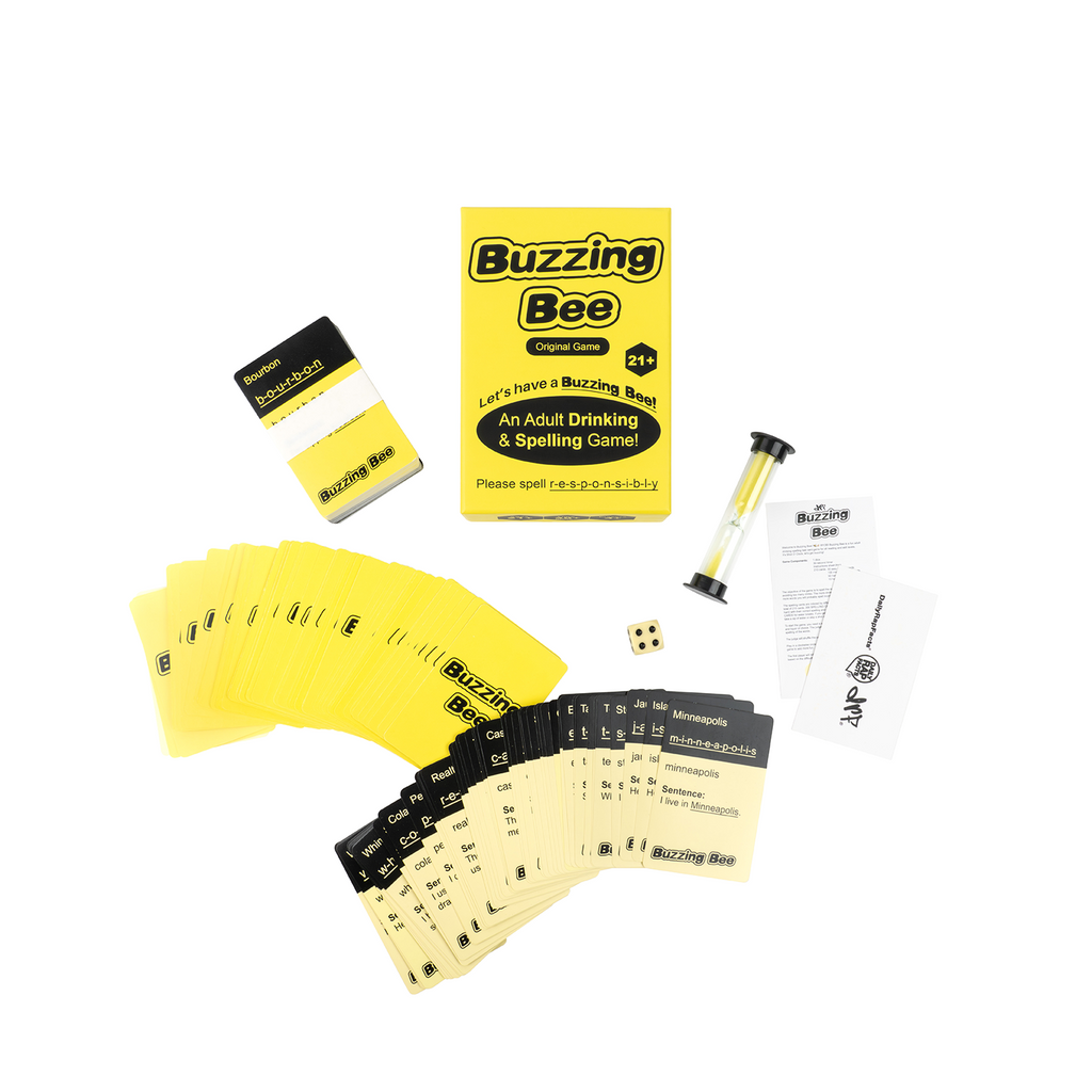 Buzzing Bee: An Adult Drinking & Spelling Game