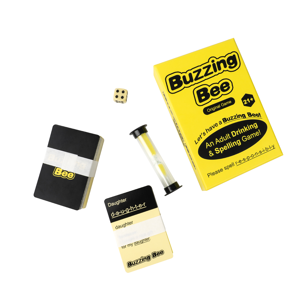 Buzzing Bee: An Adult Drinking & Spelling Game