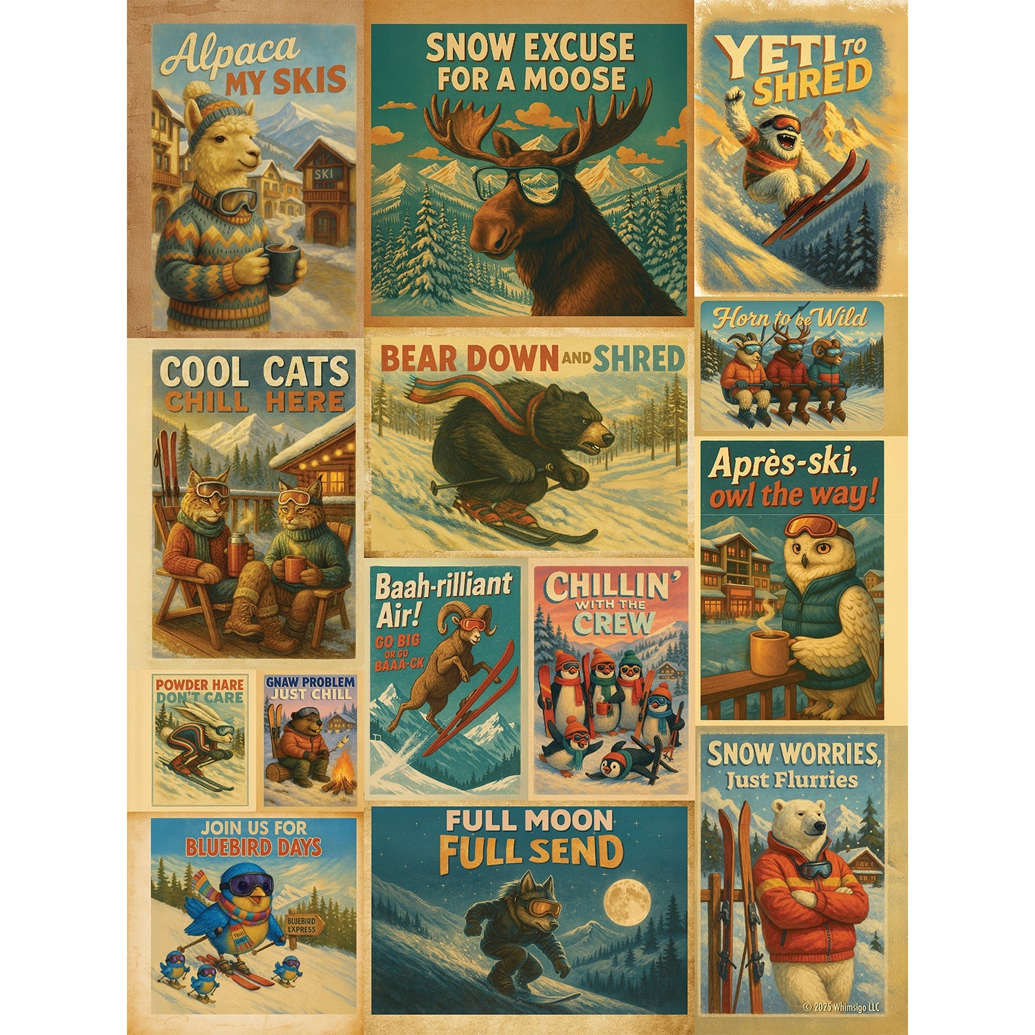 In Cool Company (500 Piece) Jigsaw Puzzle