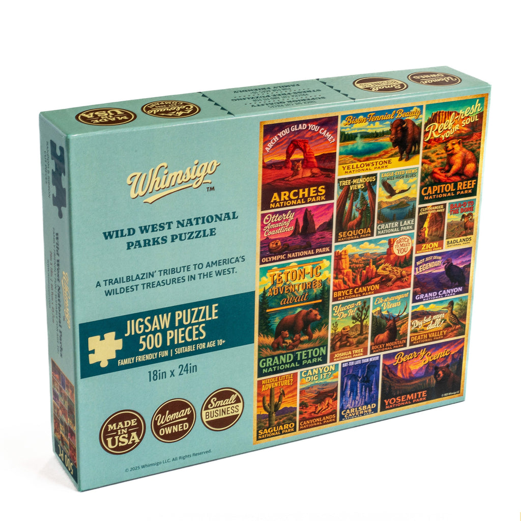 Wild West National Parks (500 Piece) Jigsaw Puzzle