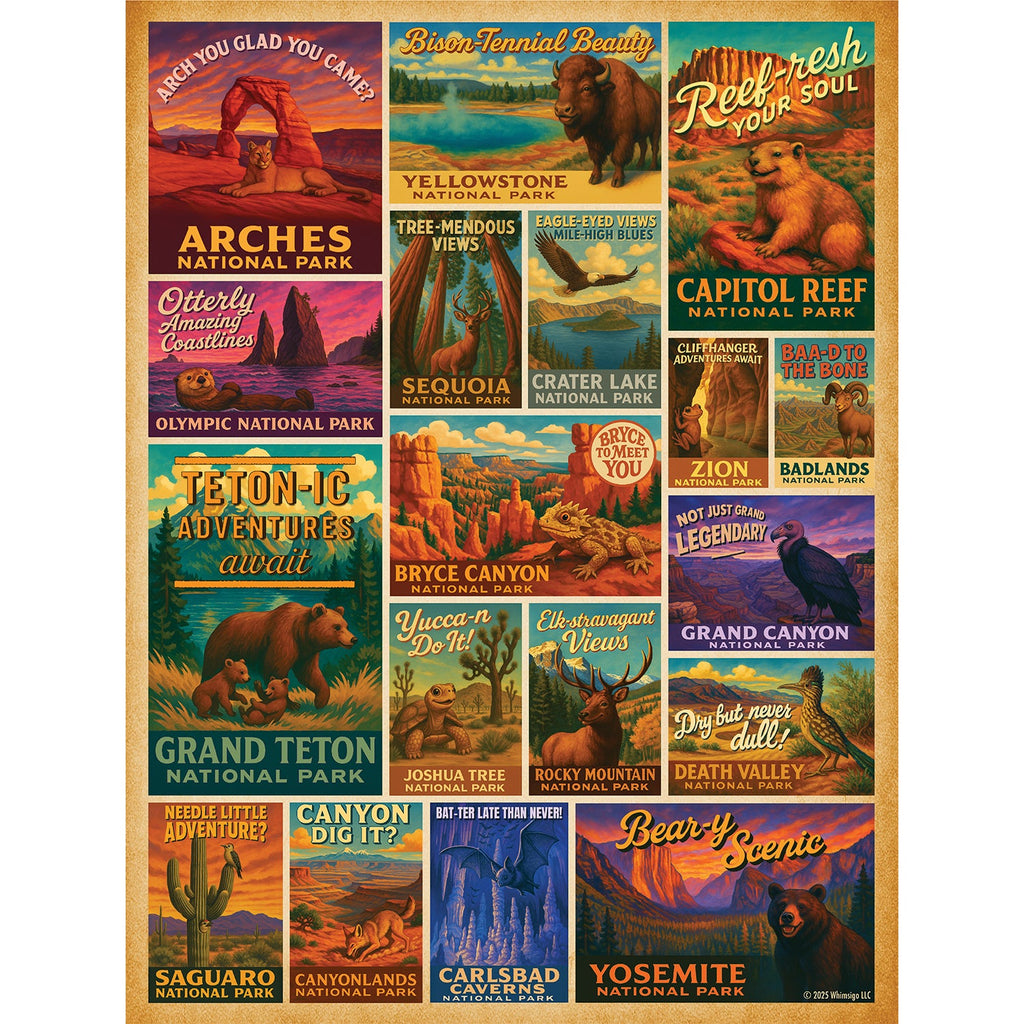 Wild West National Parks (500 Piece) Jigsaw Puzzle