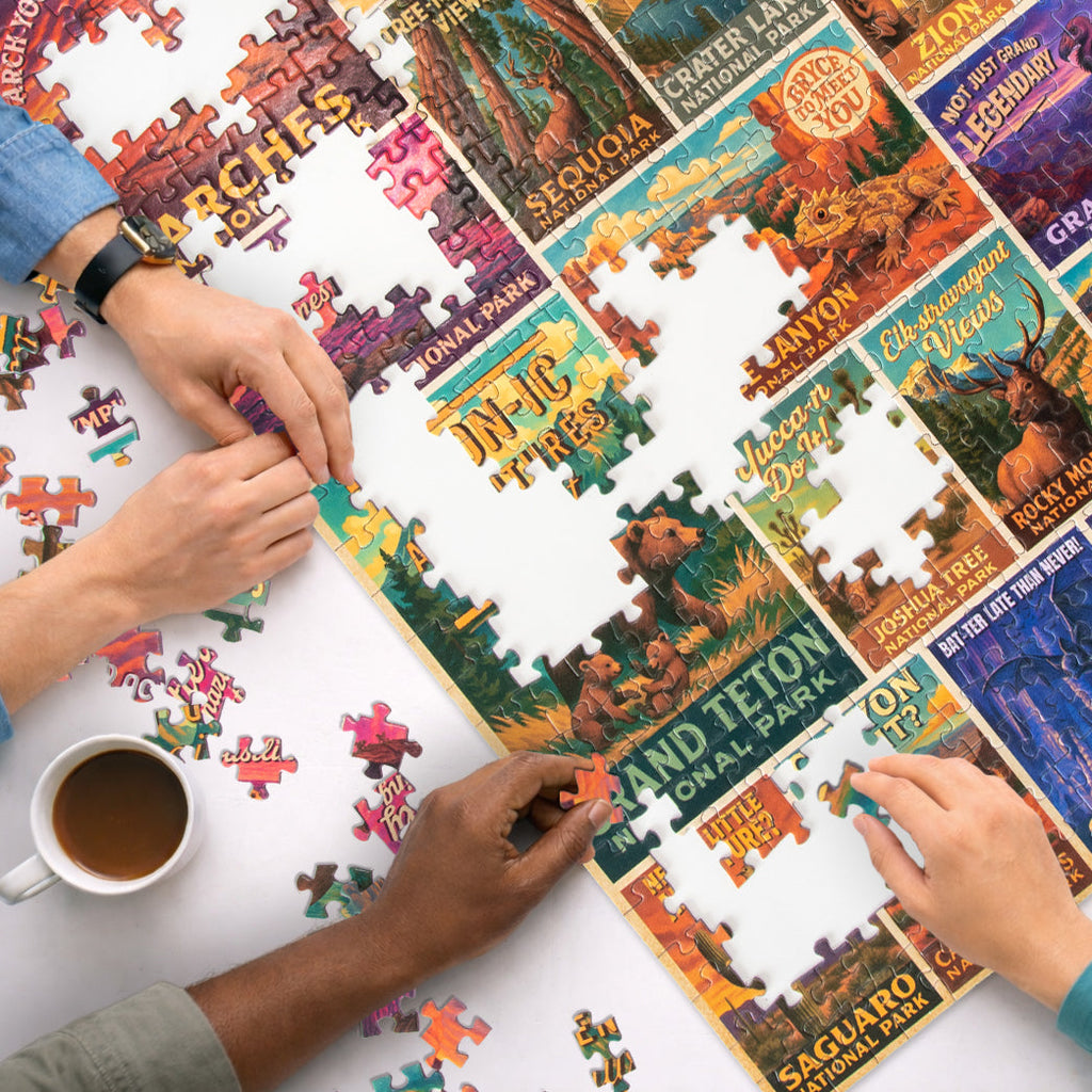 Wild West National Parks (500 Piece) Jigsaw Puzzle