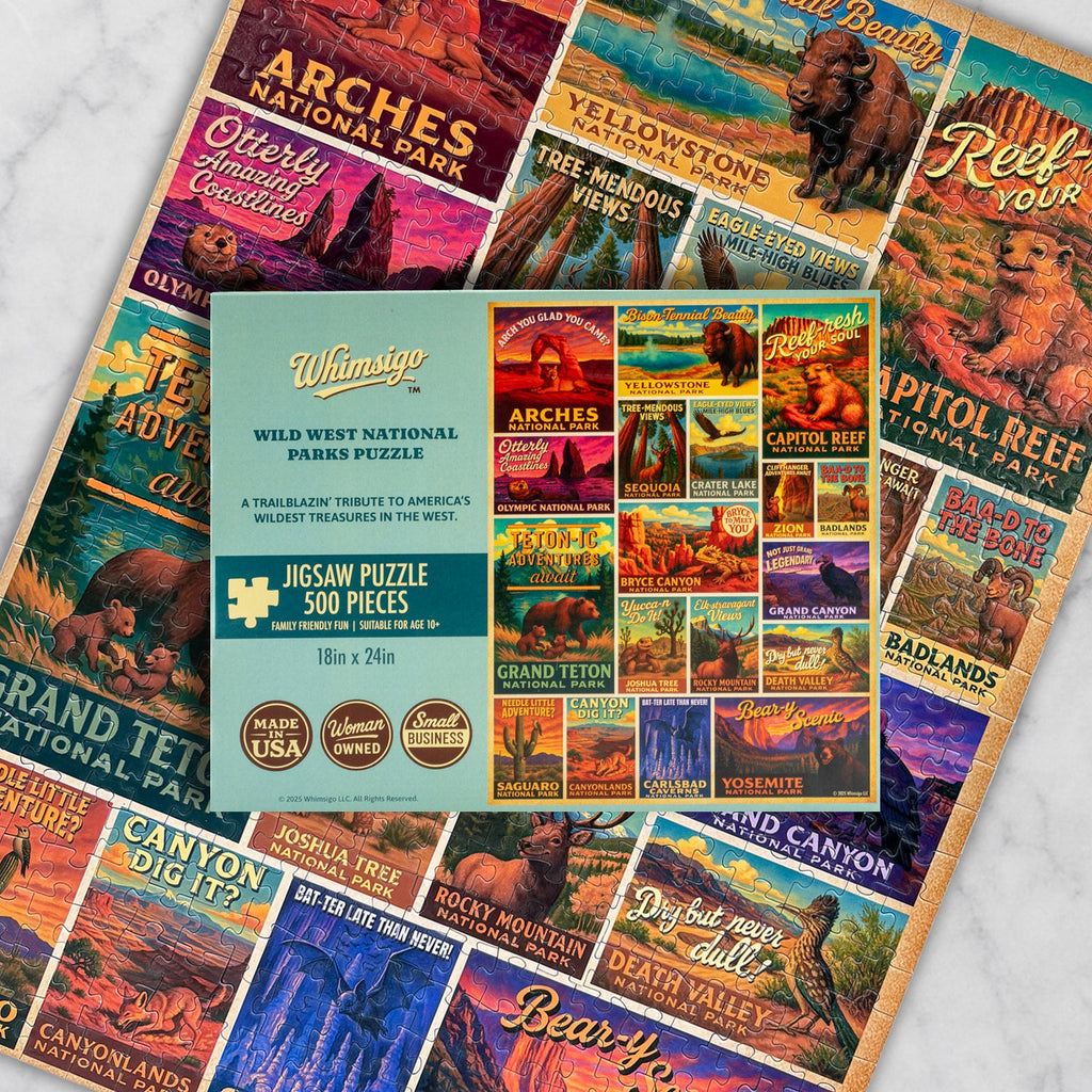 Wild West National Parks (500 Piece) Jigsaw Puzzle