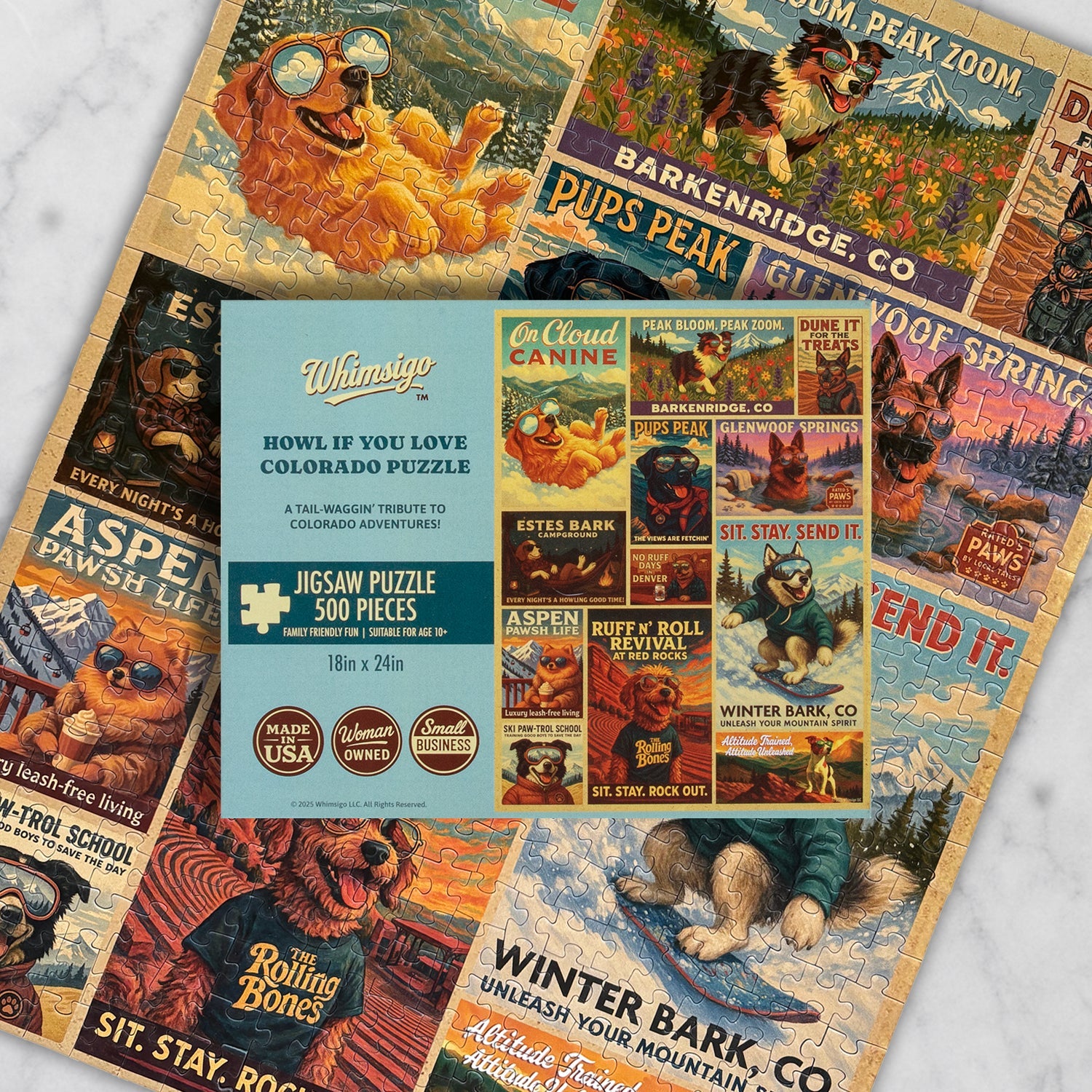 Howl If You Love Colorado (500 Piece) Jigsaw Puzzle