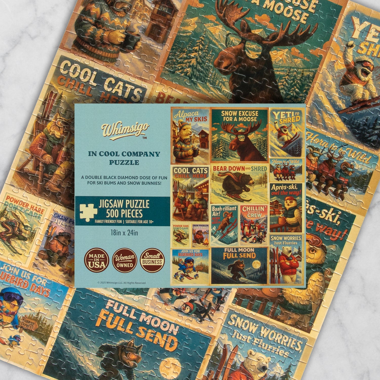 In Cool Company (500 Piece) Jigsaw Puzzle