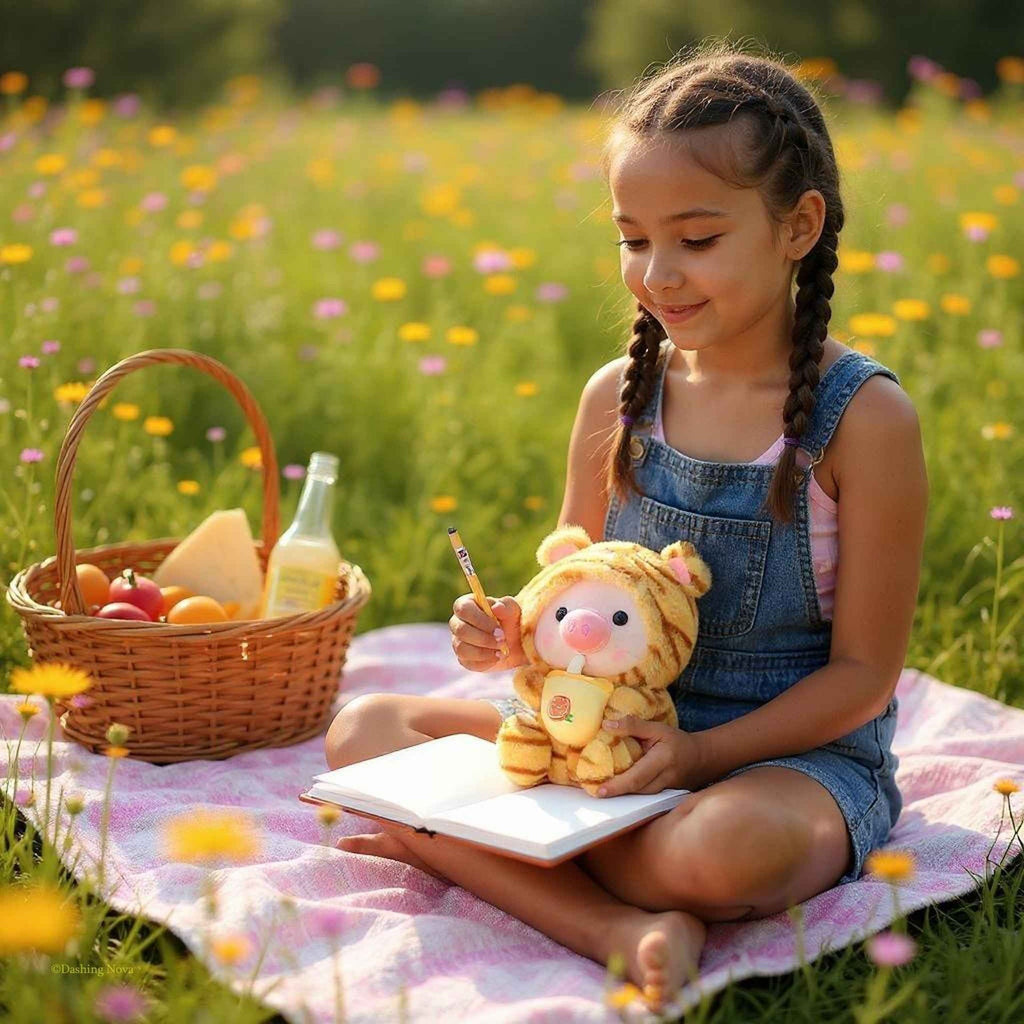 Pig Boba Plush Toy Cute Bubble Tea Stuffed Animal for Kids