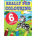 Really Fun Colouring Book For 6 Year Olds: Fun & creative colouring for six year old children - Paperback